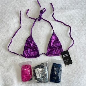 Midnight Ballerina bikini top